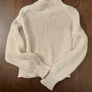 Joyfolie Beige Mia Joy oversized sweater size women’s small